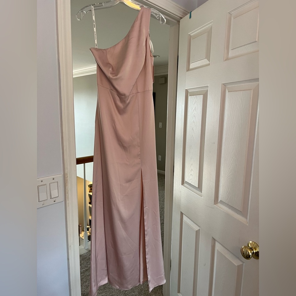 Birdy Grey Blush One-Shoulder Dress
